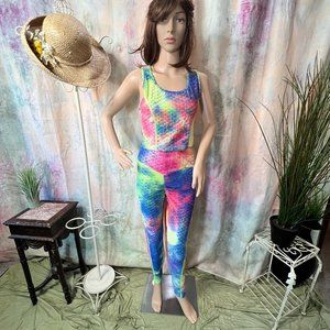 NEW📌Zinati Sexy Set Scrunch Butt Sport Leggings & Crop Top Set  Pockets L/XL